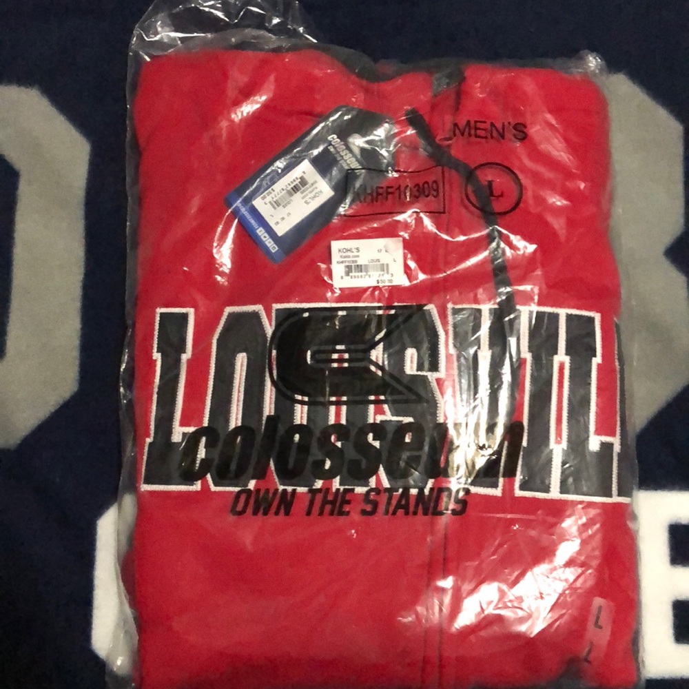 Louisville Cardinals full zip hoodie